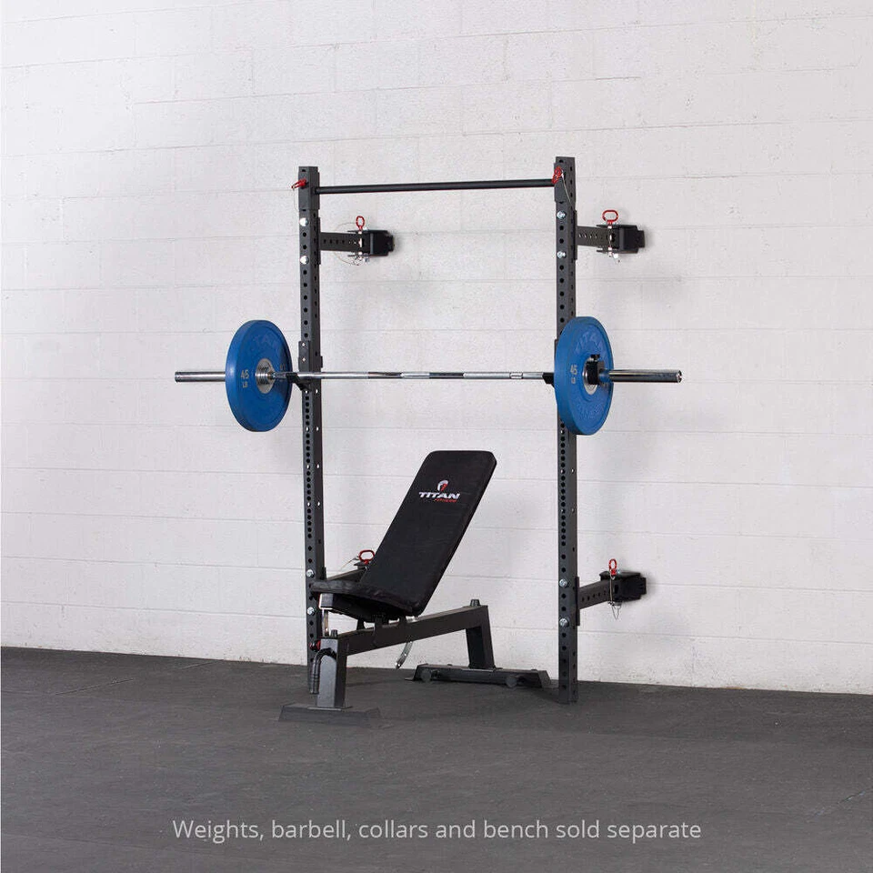 Titan Fitness T-3 Series 82 polegadas rack elétrico dobrável de parede, economia de espaço - Imagem 3 de 4