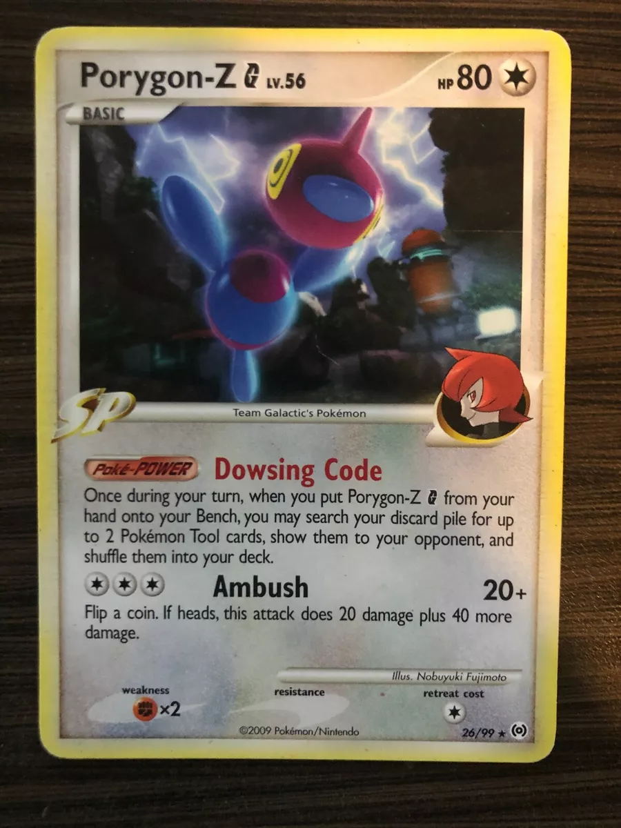 Porygon-Z G 26/99 DP Platinum Arceus RARE Pokemon Card LP