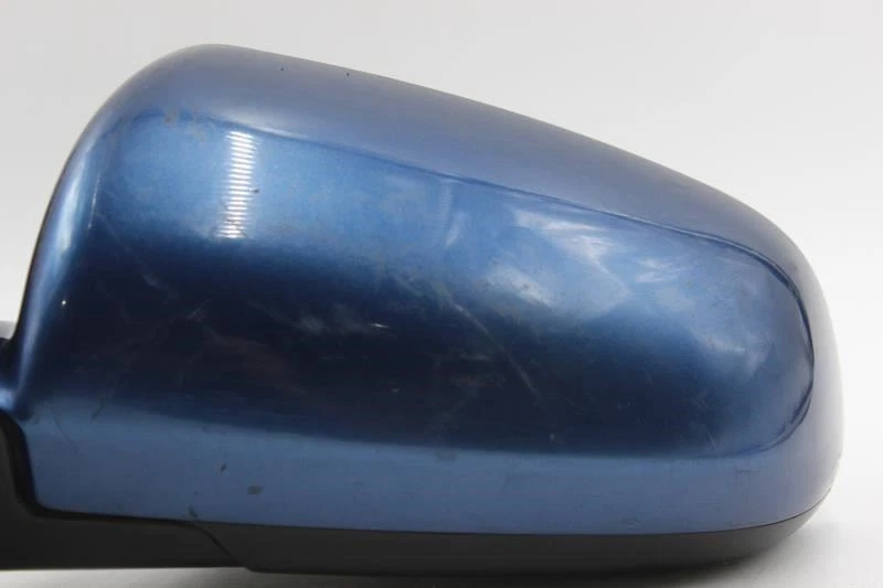Espejo retrovisor de puerta azul del lado izquierdo sedán eléctrico pintado 2002-08 AUDI A4 OEM #7301 Foto 2 de 4