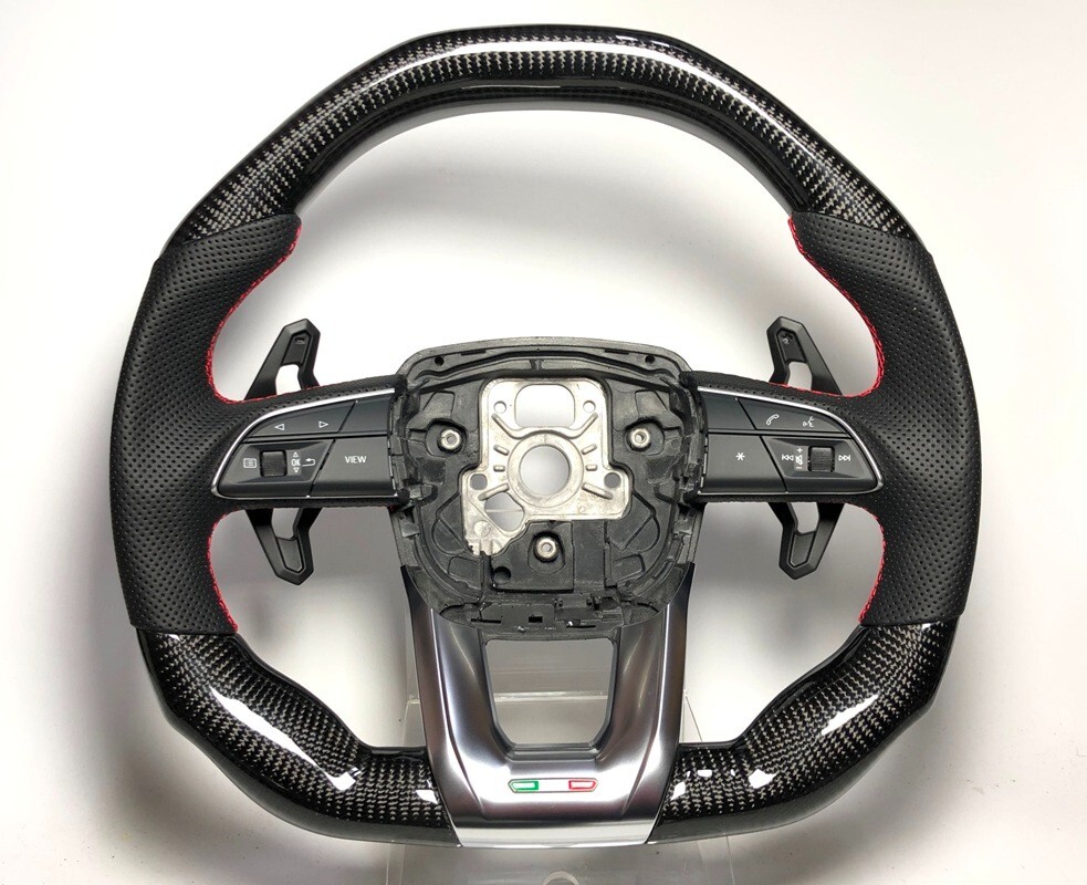 Real Carbon steering wheel Lamborghini URUS 18~ RED stitching core exchange