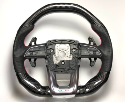 Real Carbon steering wheel Lamborghini URUS 18~ RED stitching core exchange 