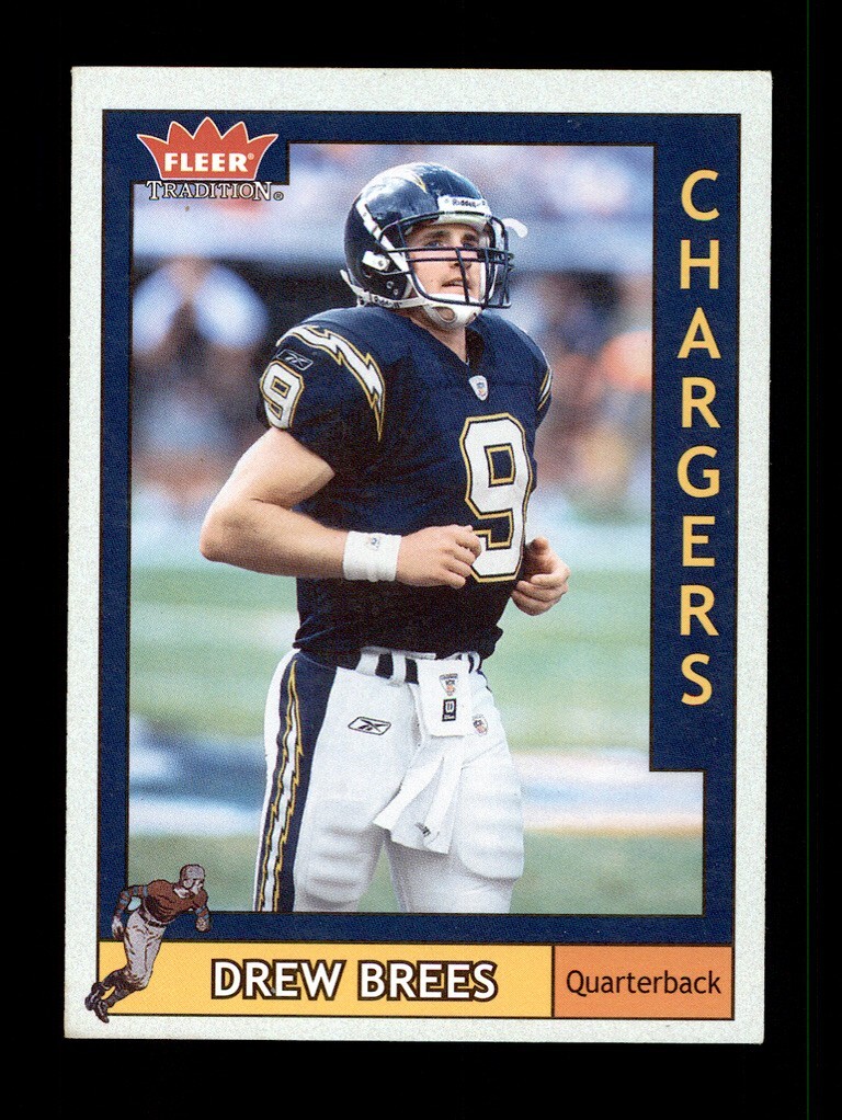 2003 FLEER TRADITION #191 DREW BREES SAN DIEGO CHARGERS