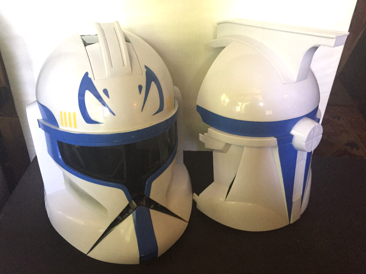 Star Wars Vintage Stormtrooper Helmet White with Blue | eBay