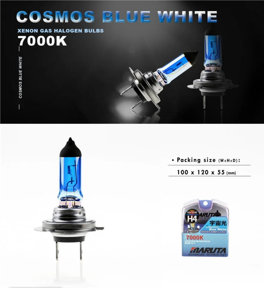 MARUTA® 55W 12V Xenon Gas Filled Car Headlight / Front Fog Bulbs - Select Bulbs - Image 3 of 4