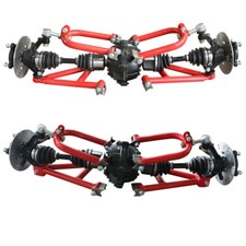 Front Rear Drive Shaft 4WD CV Axle Kit Swing Arm for 4 Wheeler ATV UTV Quad Golf