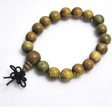 Buddha SandalWood 10mm Beads Guanyin Carved Bracelet