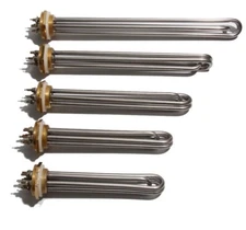 110V/220V/380V Immersion Heater DN32/DN40/DN50 3-12KW SUS304 Stainless Element