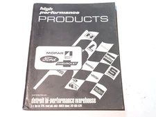DETROIT MOPAR FORD CHEVROLET HIGH PERFORMANCE VINTAGE PARTS CATALOG BROCHURE