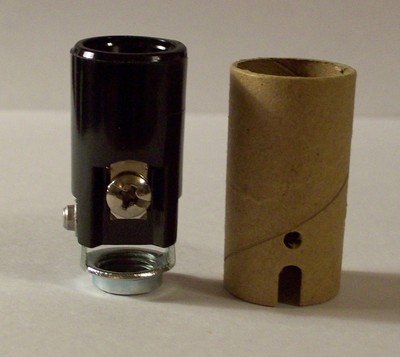 1 1/2'' TALL CANDELABRA BASE SOCKET WITH HICKEY E12 30710J