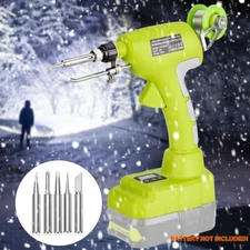 75W Soldering Iron Gun for Ryobi 18V Battery Welding Tools With Digital Display