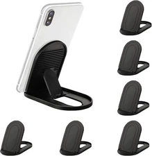 Cell Phone Stand for Desk, 6 Pack Black Phone Stand Portable Foldable Desktop Ce