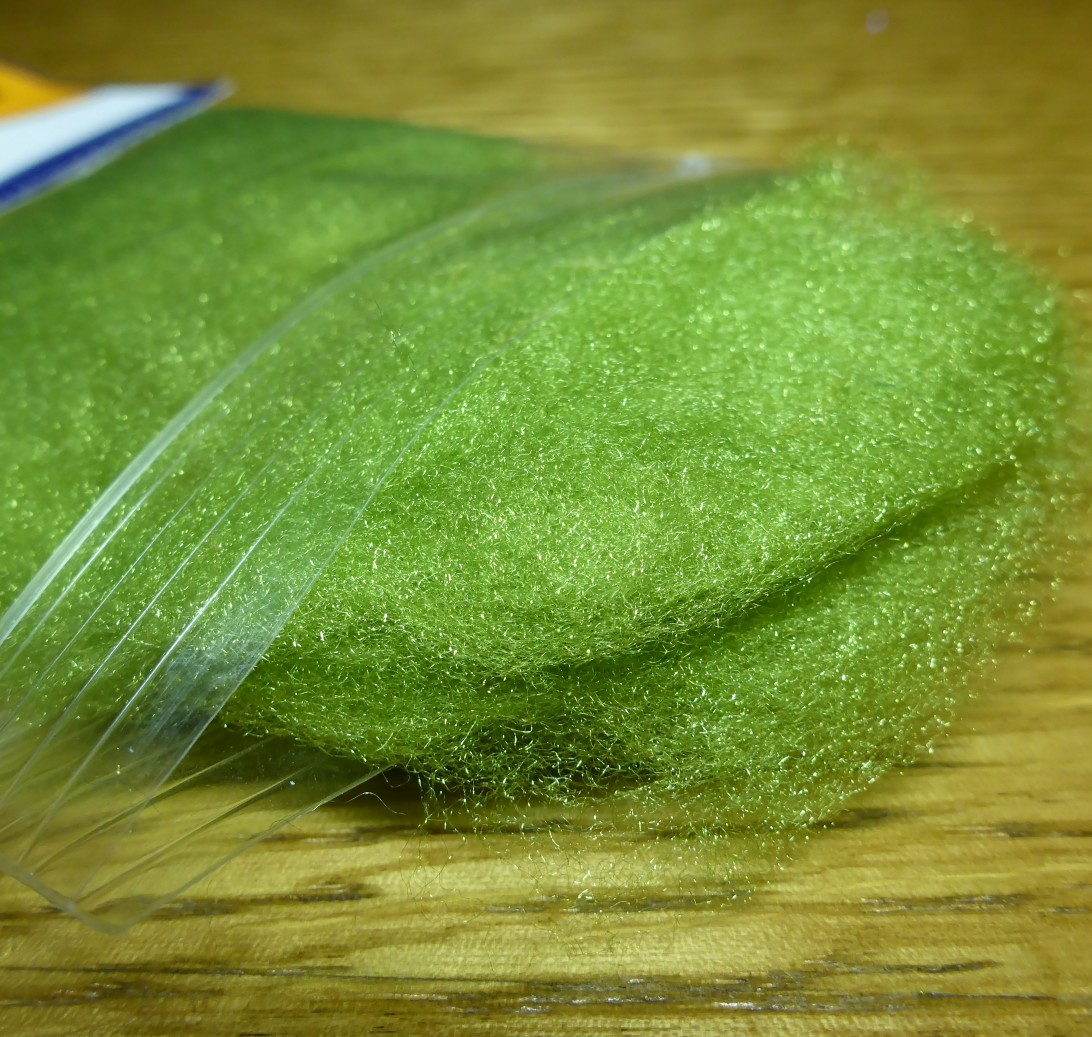 Dubbing Antron Olive Dor&eacute; Per Fly Tying &ndash; 2g Di Fibre Sintetiche, Mosca Pesca