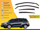 Wind Deflectors In Channel For Toyota Matrix E130 2003-2008 Visors Rain Guard