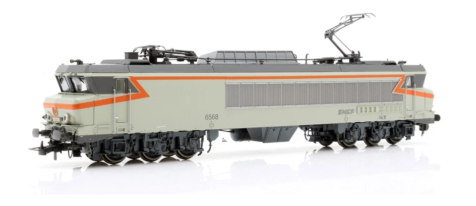 JOUEF HJ2427 6568 Livrée Béton Gris Clair Bande Orange Logo Spaghetti