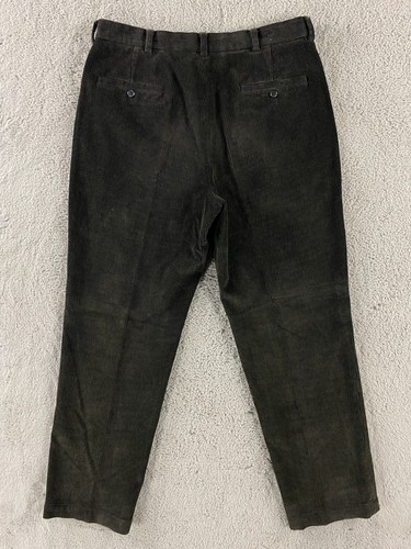 Brooks Brothers 346 Corduroy Pants Mens 36x32 Brown Cotton Standard Wale Chino - Picture 4 of 10