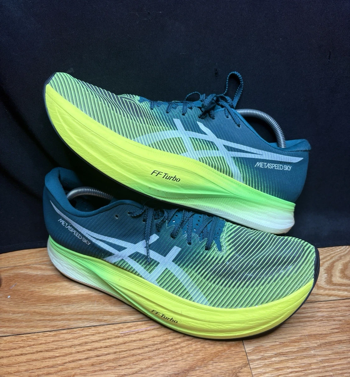 Asics Metaspeed Sky+ Velvet Pine Safety Yellow for sale | eBay
