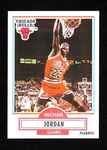 1990-91 FLEER BASKETBALL # 26 MICHAEL JORDAN CHICAGO BULLS HOF NM-MT OR BETTER