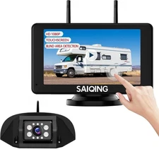 Saiqing RV Wireless Backup Camera System BSD, Rear View Camera with Monitor