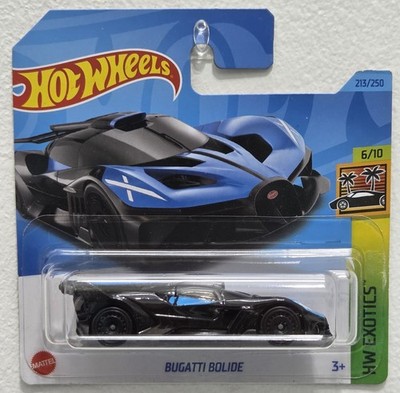 Hot Wheels Bugatti Bolide HW Exotics Blue Black FREE BOXED SHIPPING 