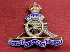 Lovely WW1/2 Silver Enamel RA Royal Artillery Sweetheart Brooch w/fixing