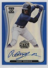 2020 Leaf Metal Draft Blue Rainbow /35 Ronny Mauricio #BA-RM2 Auto 8at