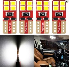 194 LED Light Bulb 6000K White, Super Bright 168 2825 W5W T10 Wed Color: White