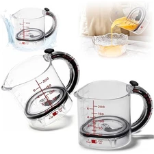4-In-1 Adjustable Measuring Cup - Multi-Functional up Cup Measuring Cup, with Ad