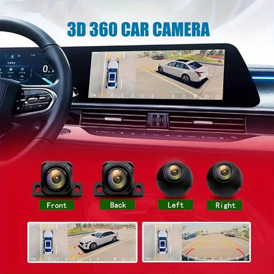 NEW 360° Panoramic Camera Car Bird View System 4-Camera For Android Radio Player