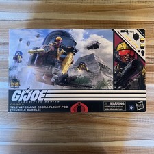 GI Joe Classified Python Patrol Cobra Flight Pod Trouble Bubble & TELE-VIPER New