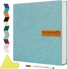 Large Photo Album Self Adhesive Magnetic Scrapbook,Scrapbook Album for4x6Picture