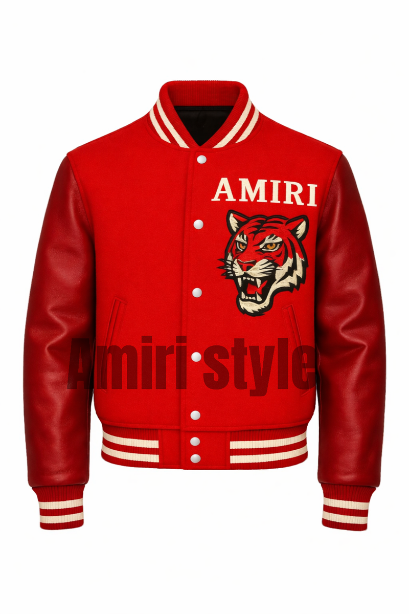 R*4様 AMIRI Varsity スタジャン Lサイズ AMIRI VARSITY JACKET - BLACK