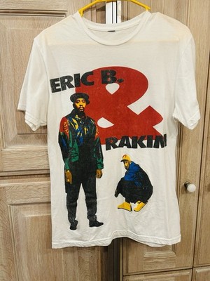 Eric B & Rakim Dont Sweat The Technique T Shirt Vintage Rap Tee Mens Size Small
