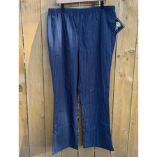 Dickies Chef Performance Pinstripe Pants Navy Blue White XL New With Tags