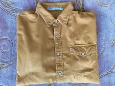 Men's Criquet Cordoroy Shirt, Owen Wilson's Brand, Large, EUC, Whiskey Business