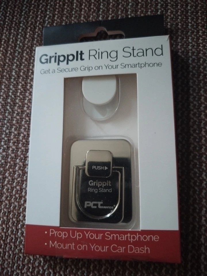 Grippit Ring Stand Prop Up For Smartphone Or Mount On Surface, Handle - Image 3 of 4