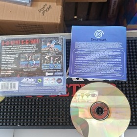 Sega Dreamcast - ECW Hardcore Revolution with manual (front case broke)