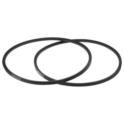 uxcell 3V500 Rubber V Belts 50'' Length x 0.38'' Width x Length, Black
