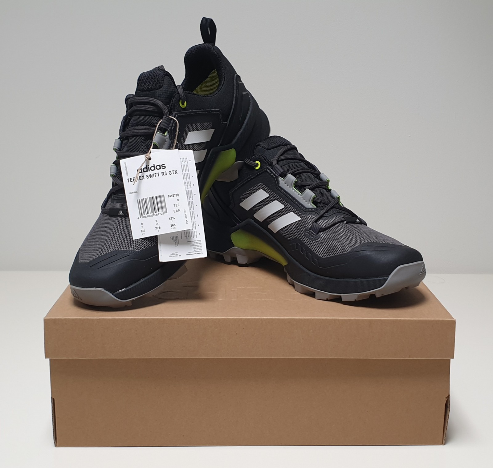 ADIDAS Terrex R3 GTX Waterproof Hiking Shoes UK9 - Trail Ready!