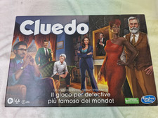 Image of Cluedo Board Game Hasbro Gaming Mystery Detective Game ITALIAN VERSION