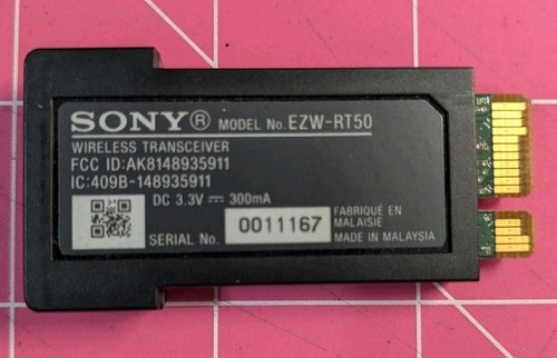 Sony EZW-RT50 3D Blu-ray DVD Home Theater Wireless Card EUC