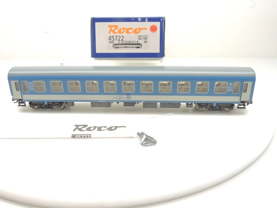 Roco 45722 HO Personenwagen H-Start 2.Kl. MAV unbespielt AC! KKK OVP (127)