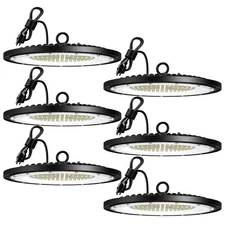 UFO LED High Bay Light 150W 21000lm 5000K High Bay LED Shop Lights for Worksh...