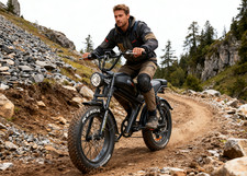 Elektrofahrrad 1500W E-Dirt Bike 48V 20.8AH E-Mountain Bike 55KM/H Herren/Damen