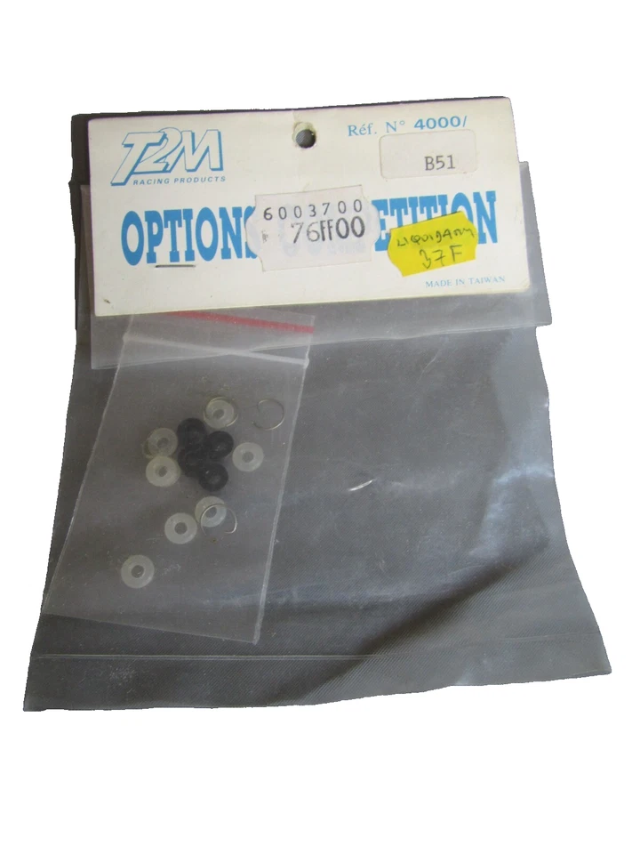 T2M B51 Joints Toriques Rondelles Amortisseur Options Competition RC Neuf A444 - Photo 1/2