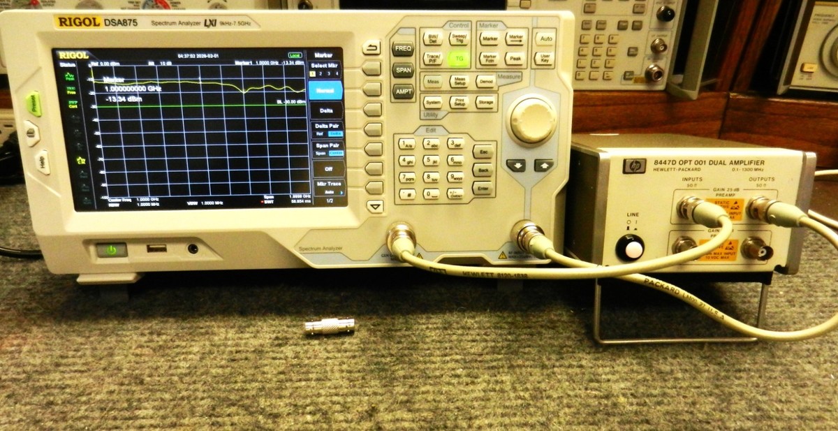HP/Agilent 8447D Option 001 Dual Amplifier (0.1 - 1,300 MHz) | eBay