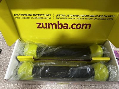 ZUMBA Fitness Body Shaping System Toning Sticks Shakers Hand Weights