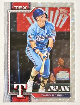 ジョッシュ品 2026 Topps Series 1 - Josh Jung #98 Silver Crackleboard | eBay