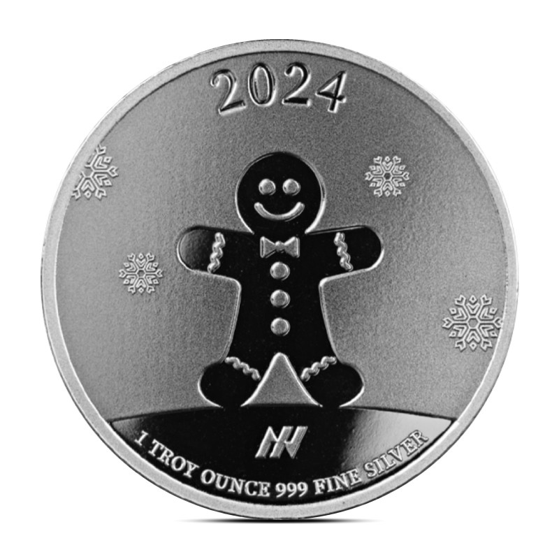 2024 1 oz Asahi Christmas Silver Round