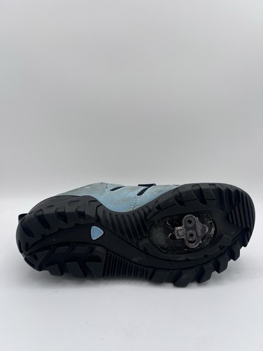 Nike Kato 4 WOMENS Black Blue Hook & Loop Close Cycling Shoes SIZE 8.5 - Picture 8 of 9