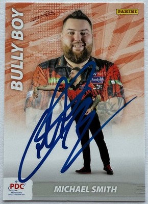 Michael Smith Hand Signed 2024 Panini PDC Card Darts Autograph 1st Edition